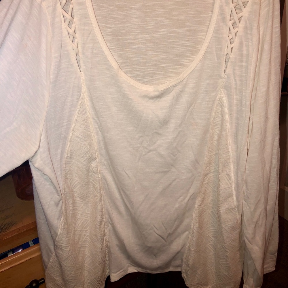Off white long sleeve top - Picture 1 of 5
